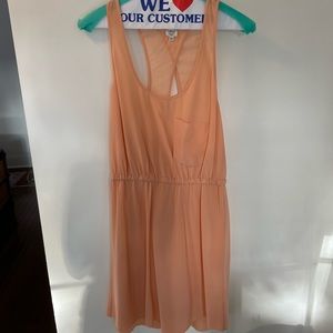 Wilfred 100% Silk Dress w/ sheer criss cross back detailing. *just dry cleaned*